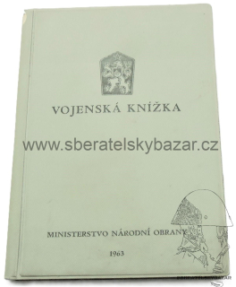 Vojenská knížka ČSLA - čistá / blanket 