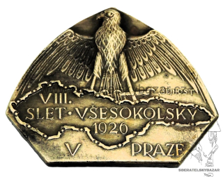 Odznak Slet všesokolský 1926 v Praze 