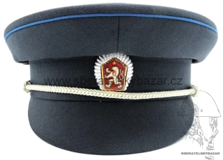 Brigadýrka Čepice ČSLA letecká - stříbrné doplňky skladovka 
