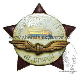 Odznak - Bezpečně a bez závad III.stupeň 