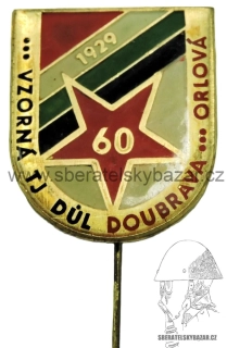 Odznak Vzorná Tj důl doubrava Orlová 