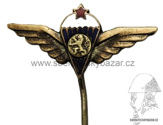 Odznak výsadkařský instruktor Svazarm - miniatura 