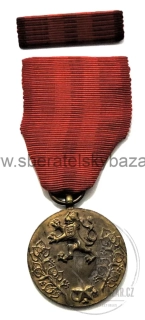 Československá medaile Za službu vlasti. - starší provedení 