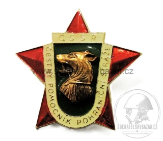 Odznak Čestný pomocník pohraniční stráže - PS- Pohraniční stráž 