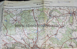 Mapa generálního štábu M-33-03-B