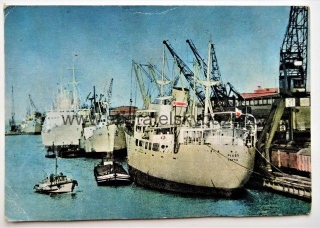 Pohlednice Gdynia přístav 