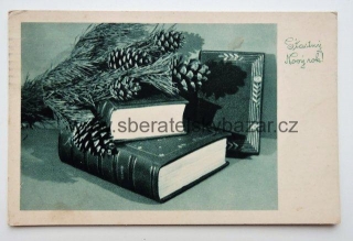 Pohlednice Štasný nový rok 1940
