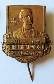 Odznak Jubilejní slavnosti beseda "Tyl"  1931
