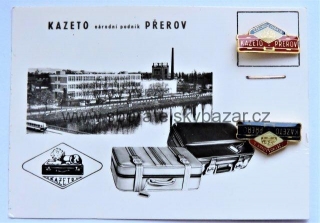 Odznaky Kazeto národní podnik Přerov