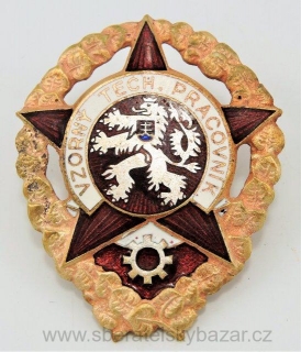 Odznak - VZORNÝ TECHNICKÝ PRACOVNÍK