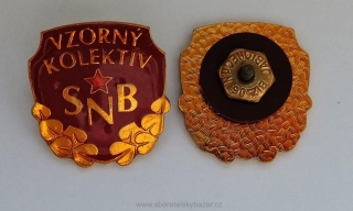 Vzorný kolektiv SNB na šroub