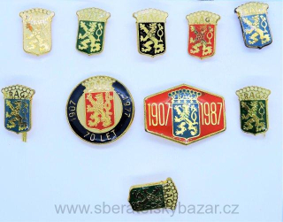 Sada odznáků PRAGA 