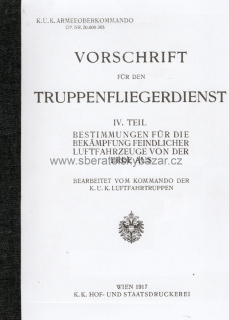 RU- příručka rozpoznávání letadel 1917  - Reprint (Replika)