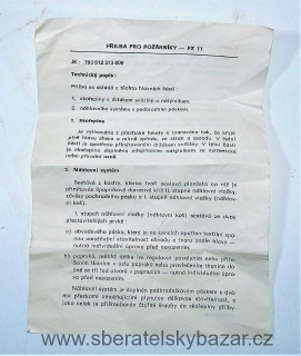 Návod na přilbu PZ-11